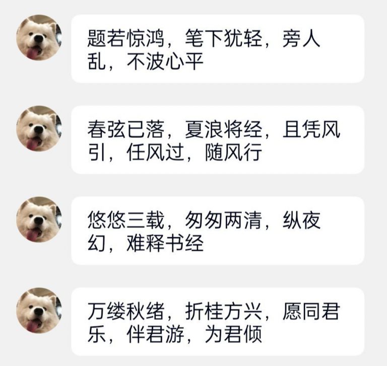 定场词